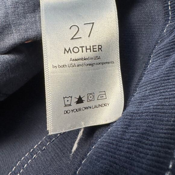 NWT Mother Denim NWOT Insider Crop Step Fray in Navy Corduroy - Picture 11 of 15